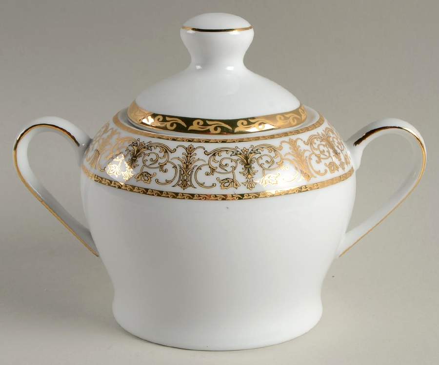 Medici Sugar Bowl & Lid by Highgate Manor-1