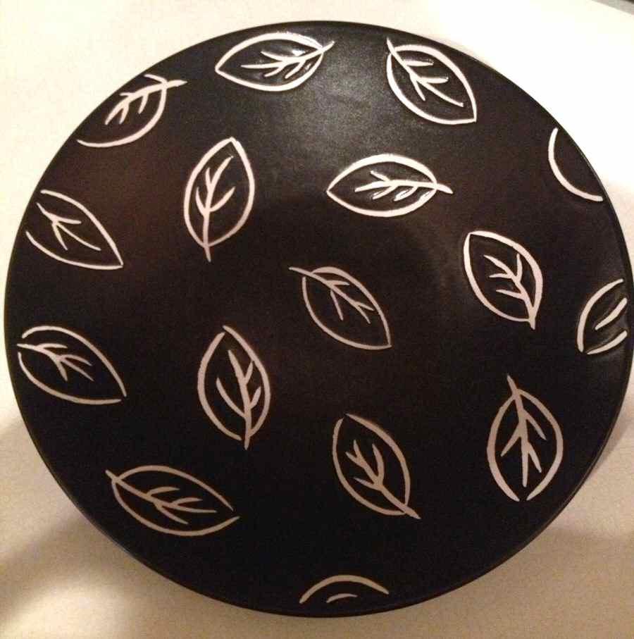 Falling Leaves Dinner Plate by Home Trends-1
