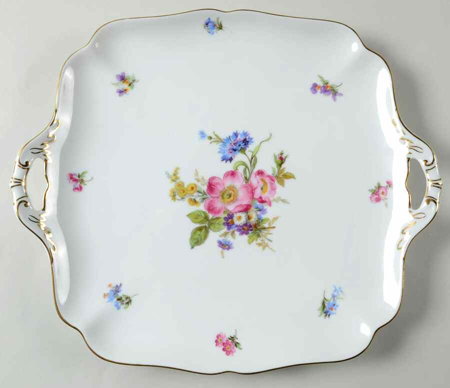 04302 Handled Cake Plate by Hutschenreuther-1
