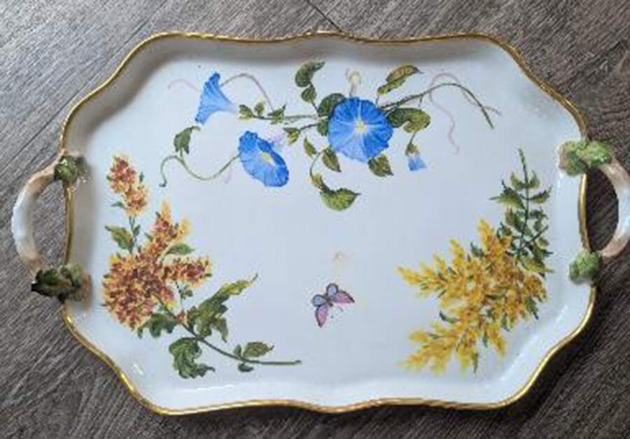 FA 18" Rectangular Serving Platter by Herend-1