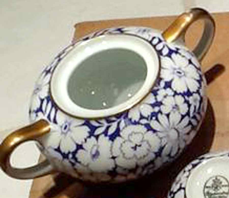 0836 Sugar Bowl No Lid by Hutschenreuther-1