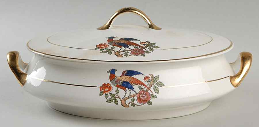 HLC2688 Oval Covered Vegetable by Homer Laughlin -1