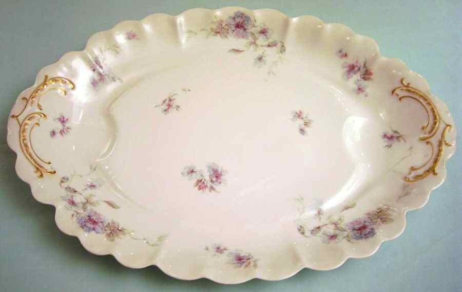 Schleiger 59-5 18" Oval Serving Platter by Haviland-1