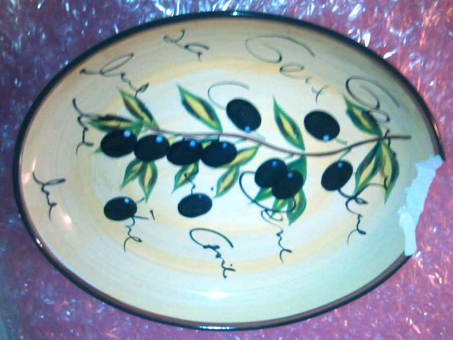 HDQ9 9" Oval Vegetable Bowl by Hd Designs-1