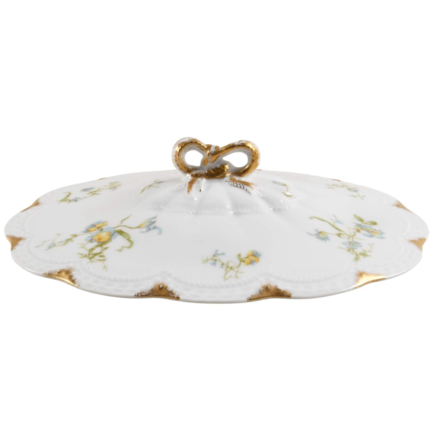 Schleiger 663-5 Lid for Oval Vegetable by Haviland-1