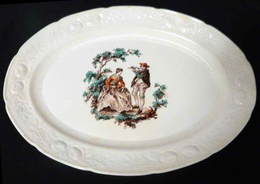 HLC4012 12" Oval Serving Platter by Homer Laughlin -1