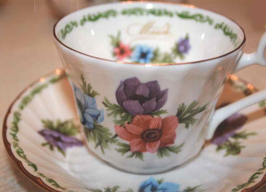 Flower of the Month Flat Cup & Saucer Set by Hudson & Middleton-1