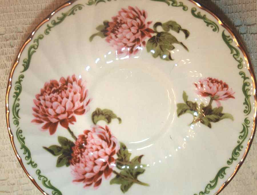 Flower of the Month Saucer for Flat Cup by Hudson & Middleton-1