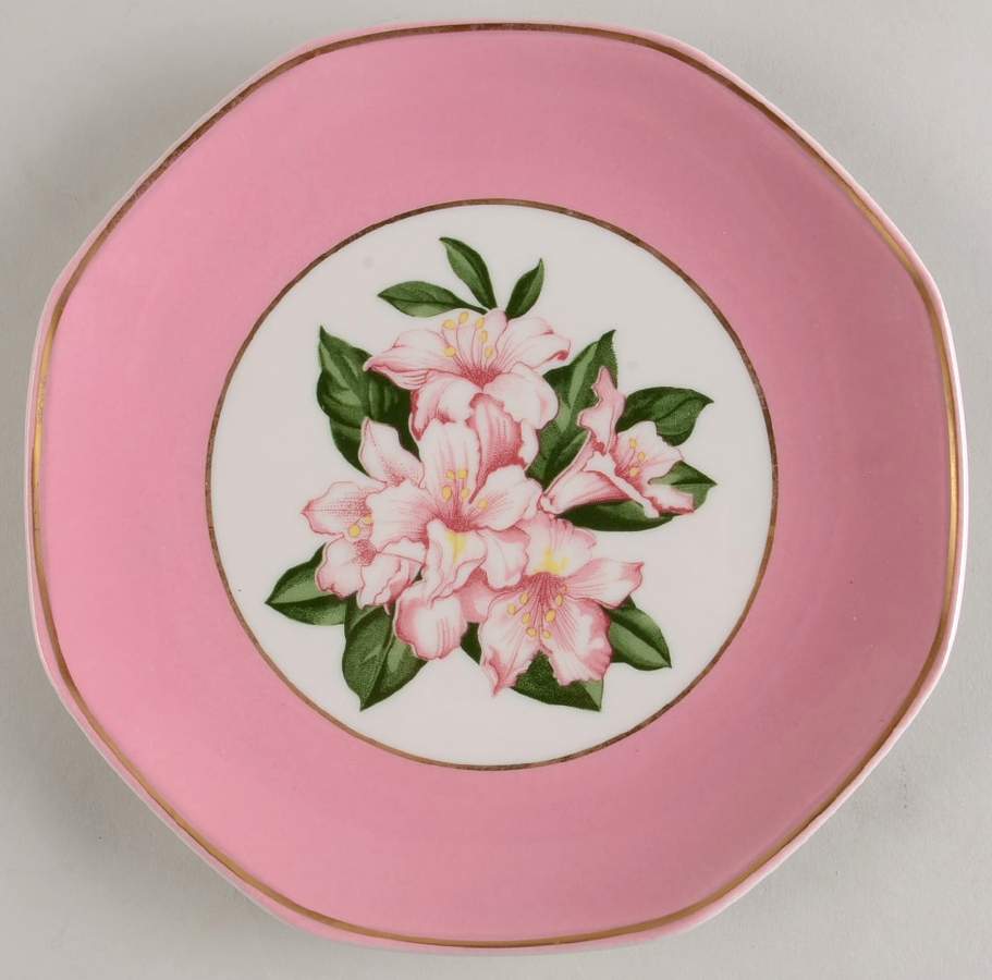 Greenbrier, The Square Salad Plate by Homer Laughlin -1