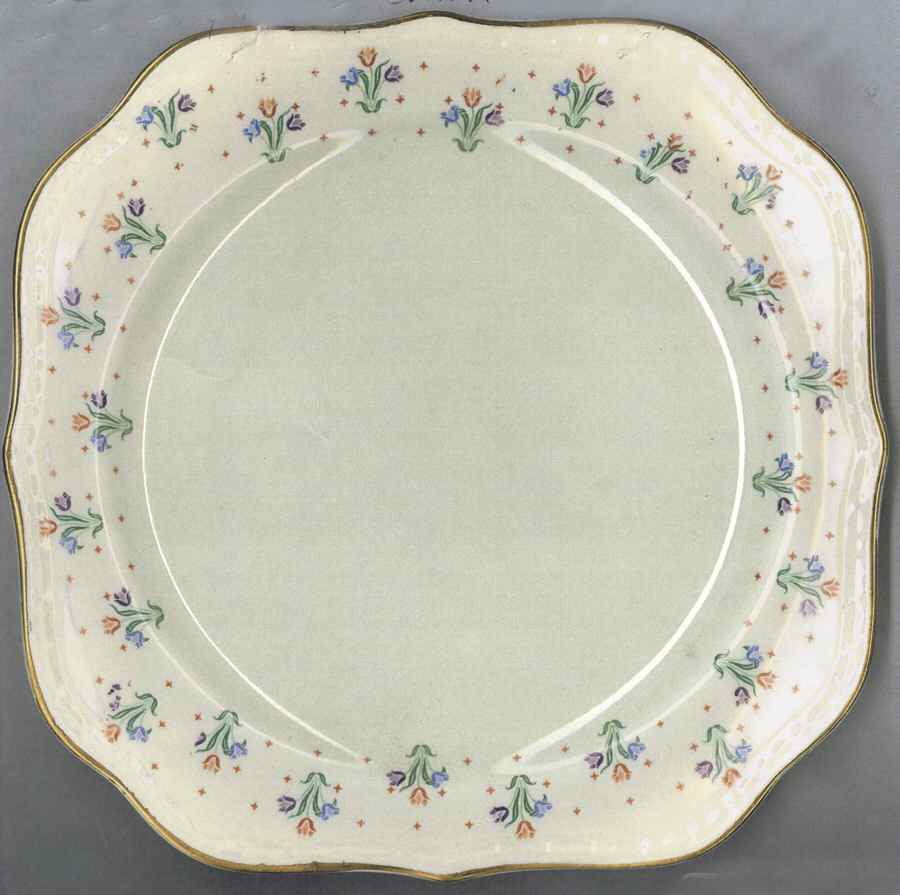 HLC4015 Square Salad Plate by Homer Laughlin -1