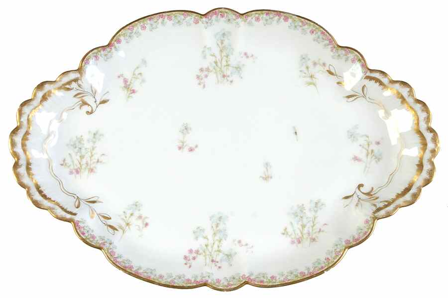 Schleiger 229-1 13" Oval Serving Platter by Haviland-1