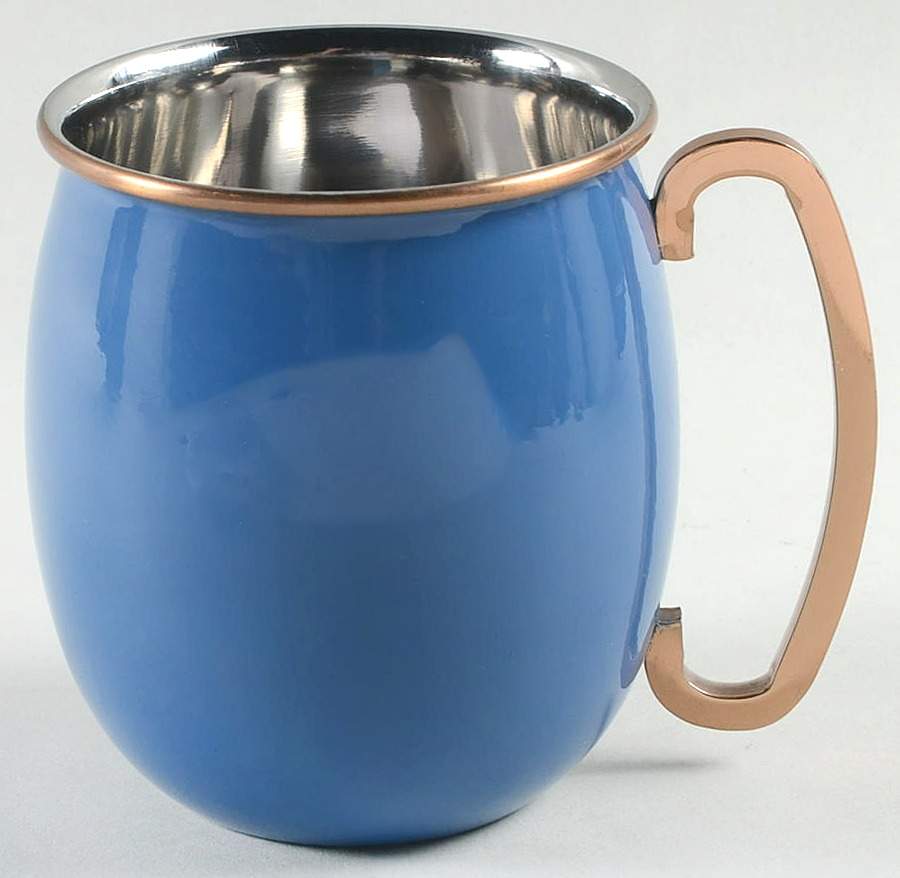 Fiesta Lapis Blue (Intro 2013) Copper Mule Mug by Homer Laughlin -1