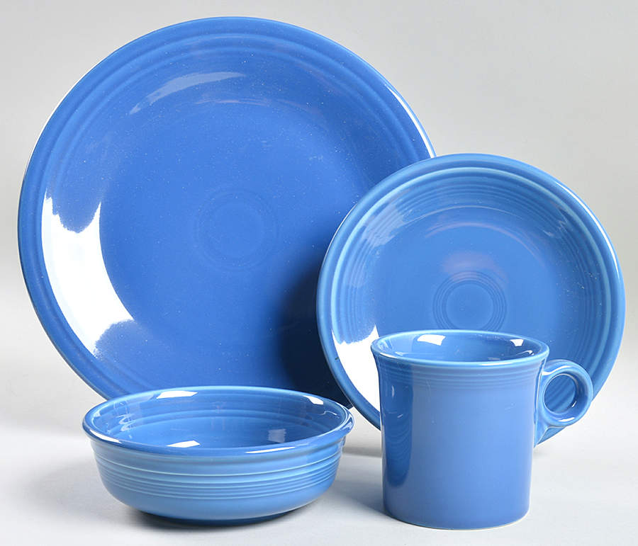 Fiesta Lapis Blue (Intro 2013) 4 Piece Place Setting by Homer Laughlin -1