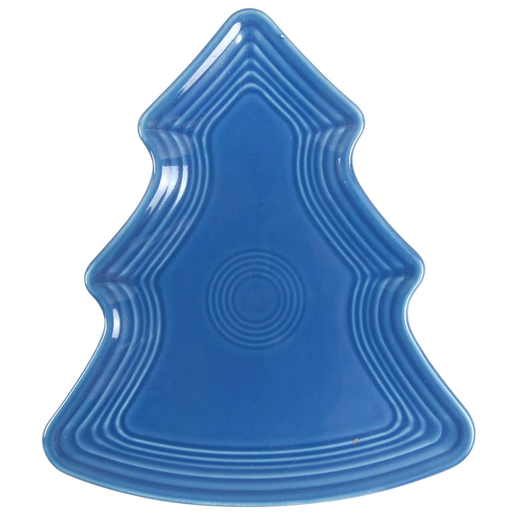 Fiesta Lapis Blue (Intro 2013) Tree Shaped Plate by Homer Laughlin -1