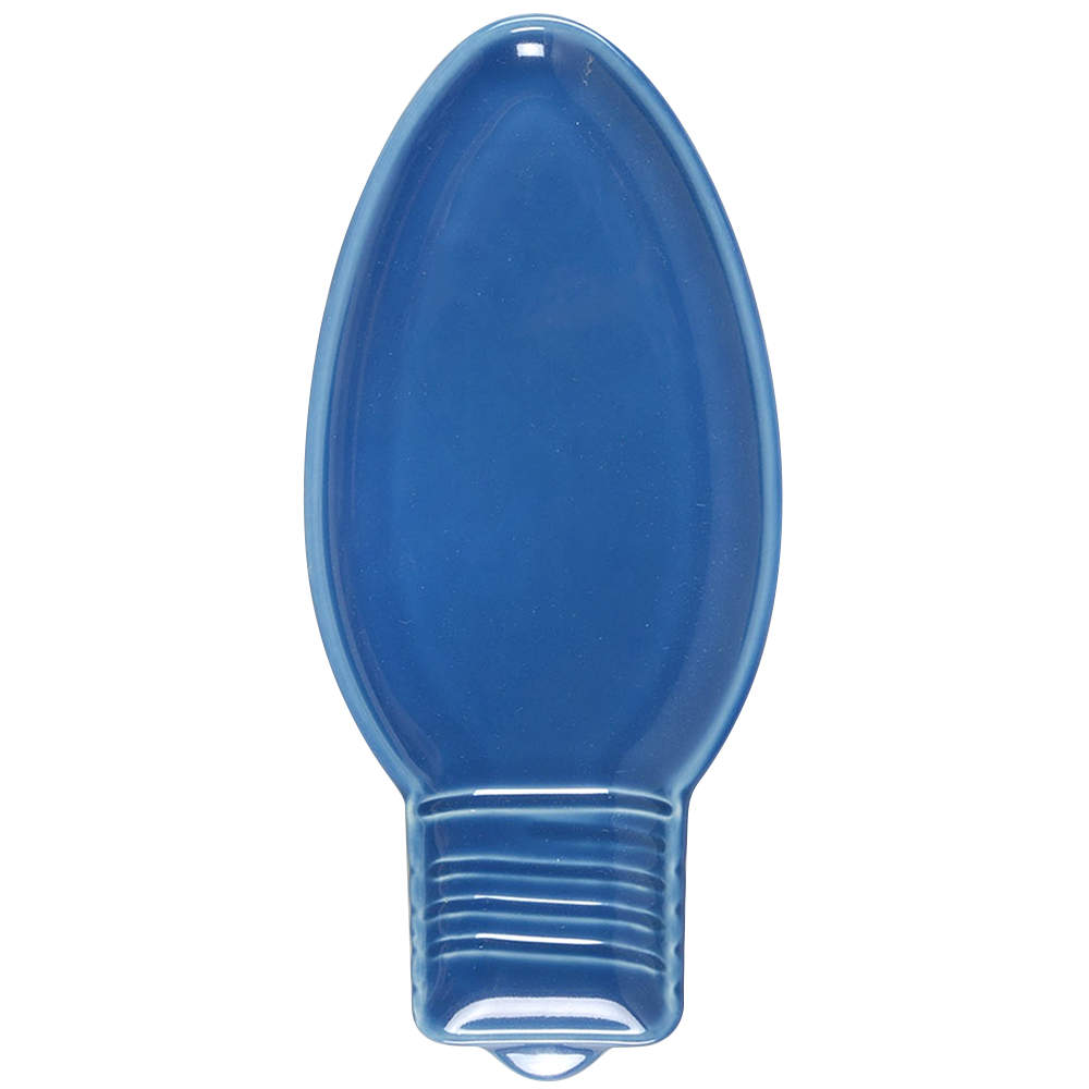 Fiesta Lapis Blue (Intro 2013) Light Bulb Shaped Appetizer Plate by Homer Laughlin -1