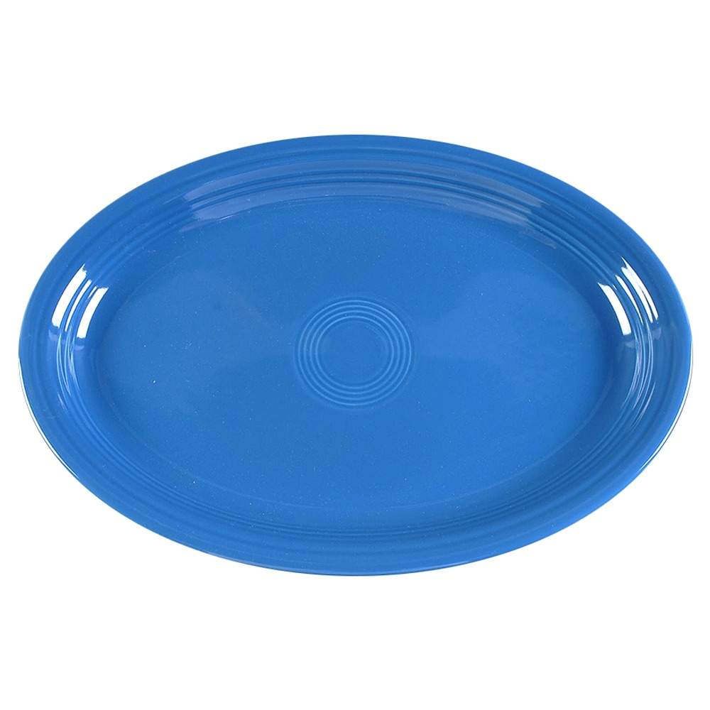 Fiesta Lapis Blue (Intro 2013) 19" Oval Serving Platter by Homer Laughlin -1
