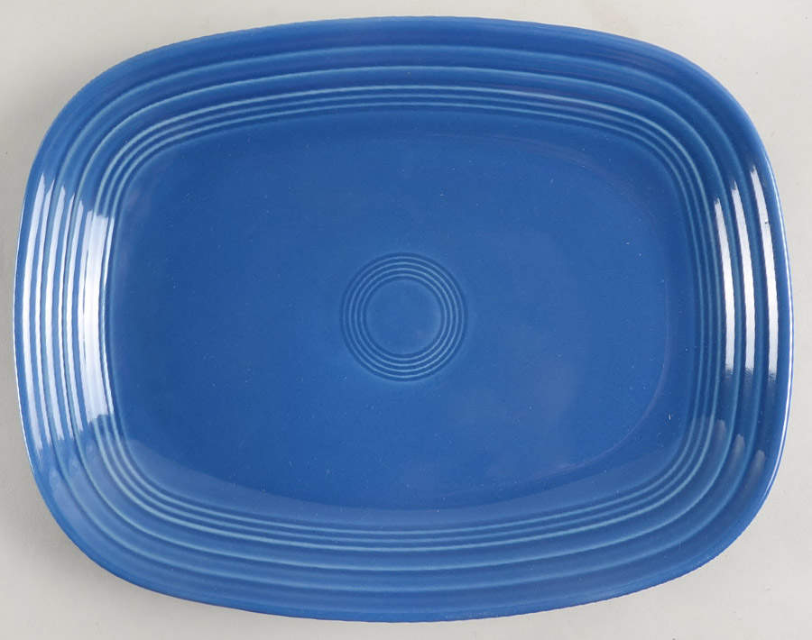 Fiesta Lapis Blue (Intro 2013) 11" Rectangular Serving Platter by Homer Laughlin -1