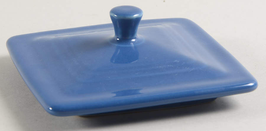 Fiesta Lapis Blue (Intro 2013) Lid for Square Box by Homer Laughlin -1