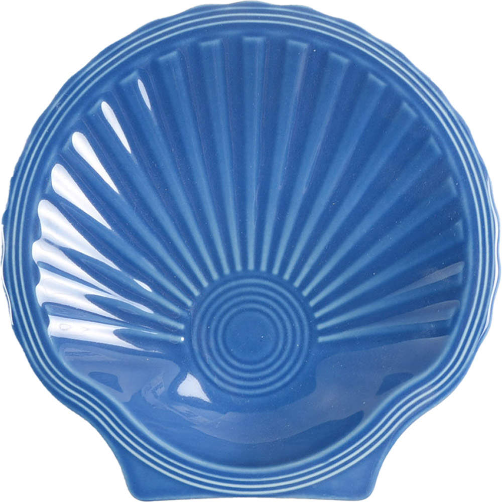 Fiesta Lapis Blue (Intro 2013) Shell Plate by Homer Laughlin -1