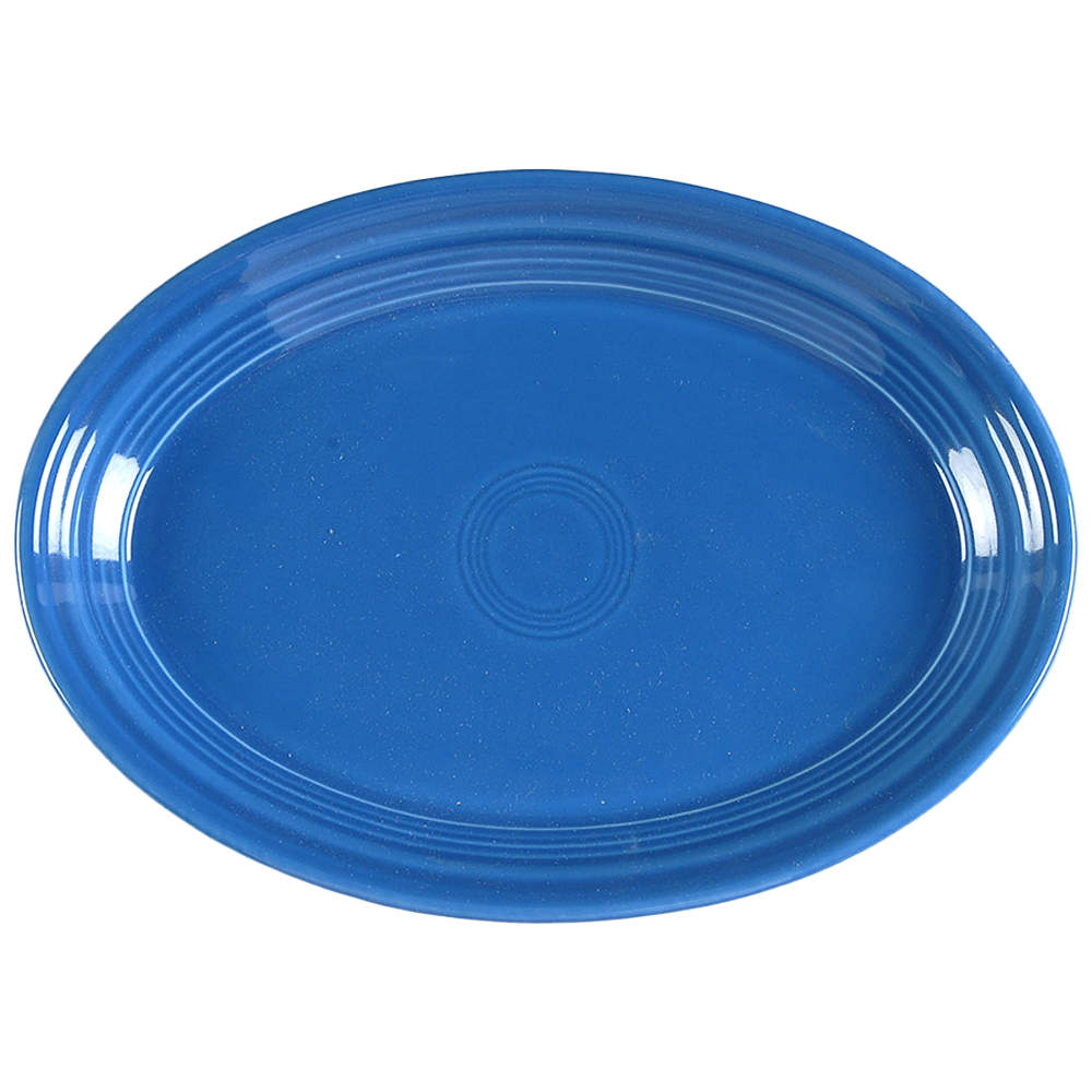 Fiesta Lapis Blue (Intro 2013) 9" Oval Serving Platter by Homer Laughlin -1
