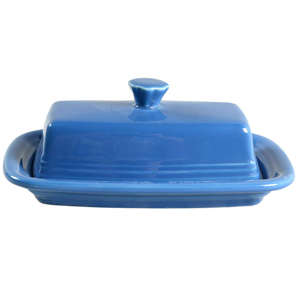 Fiesta Lapis Blue (Intro 2013) Extra Large 1/4 Lb Covered Butter by Homer Laughlin -1