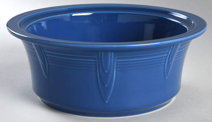 Fiesta Lapis Blue (Intro 2013) 2.5 Qt Round Covered Casserole No Lid by Homer Laughlin -1
