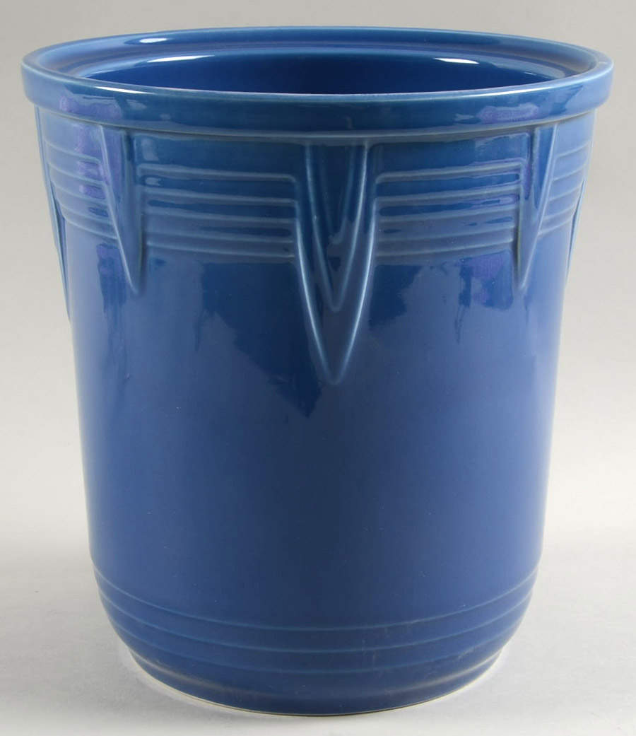 Fiesta Lapis Blue (Intro 2013) Large Canister No Lid by Homer Laughlin -1