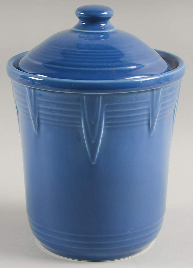 Fiesta Lapis Blue (Intro 2013) Small Canister & Lid by Homer Laughlin -1