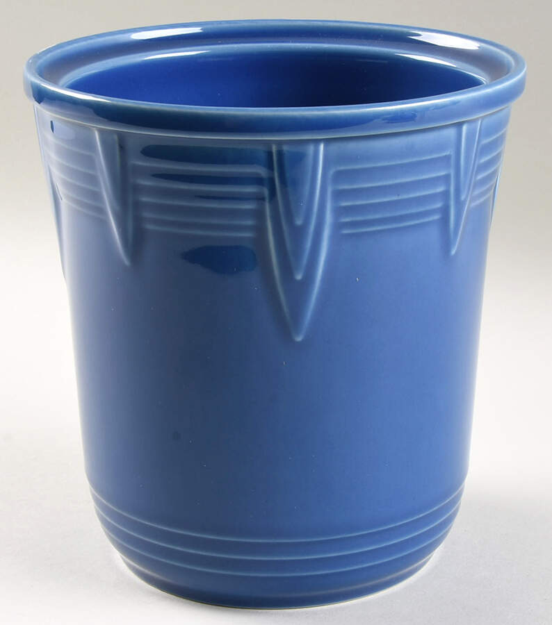 Fiesta Lapis Blue (Intro 2013) Medium Canister No Lid by Homer Laughlin -1