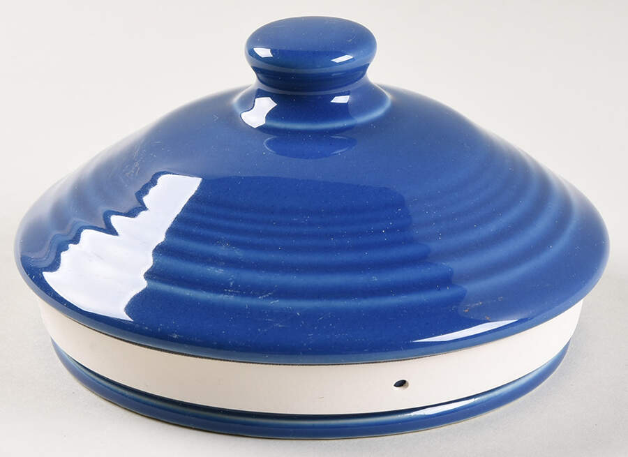 Fiesta Lapis Blue (Intro 2013) Lid for Medium Canister by Homer Laughlin -1