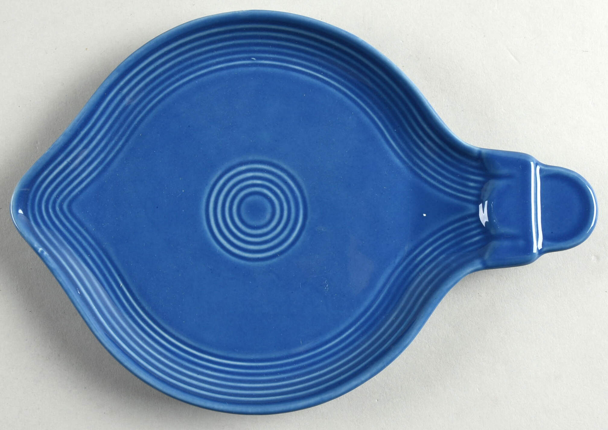 Fiesta Lapis Blue (Intro 2013) Ornament Shaped Plate by Homer Laughlin -1