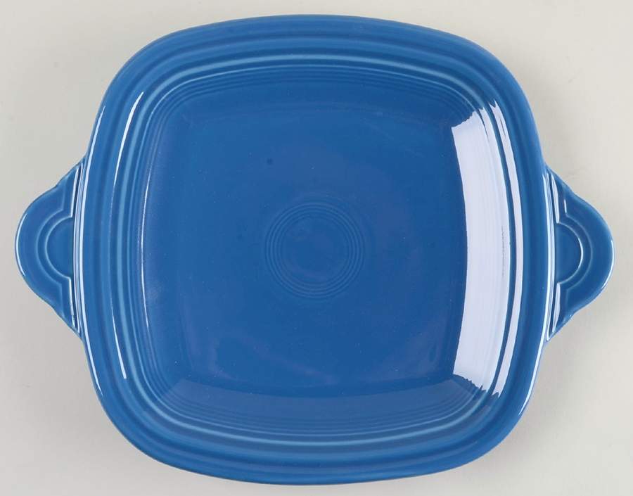 Fiesta Lapis Blue (Intro 2013) Handled Square Tray by Homer Laughlin -1