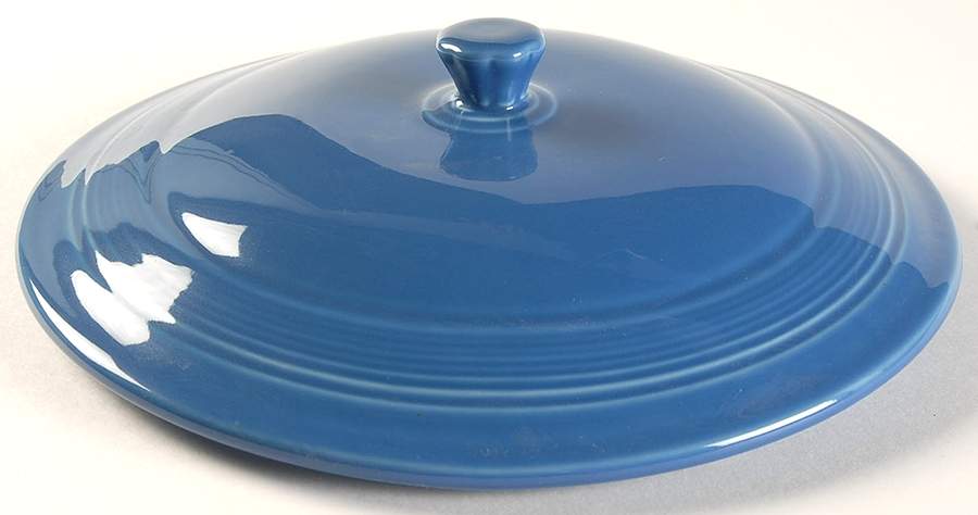 Fiesta Lapis Blue (Intro 2013) Lid for 2 Qt Round Covered Casserole by Homer Laughlin -1