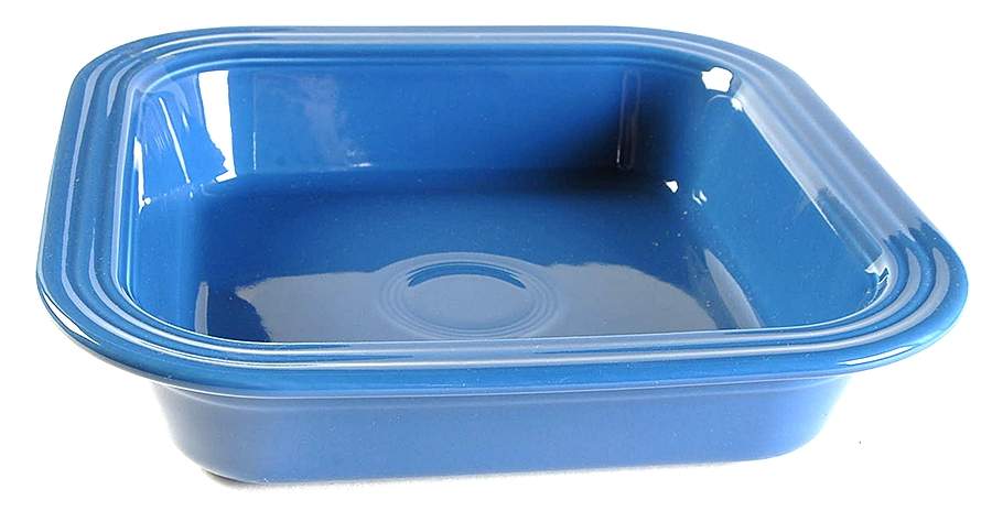 Fiesta Lapis Blue (Intro 2013) 10" Square Baker by Homer Laughlin -1