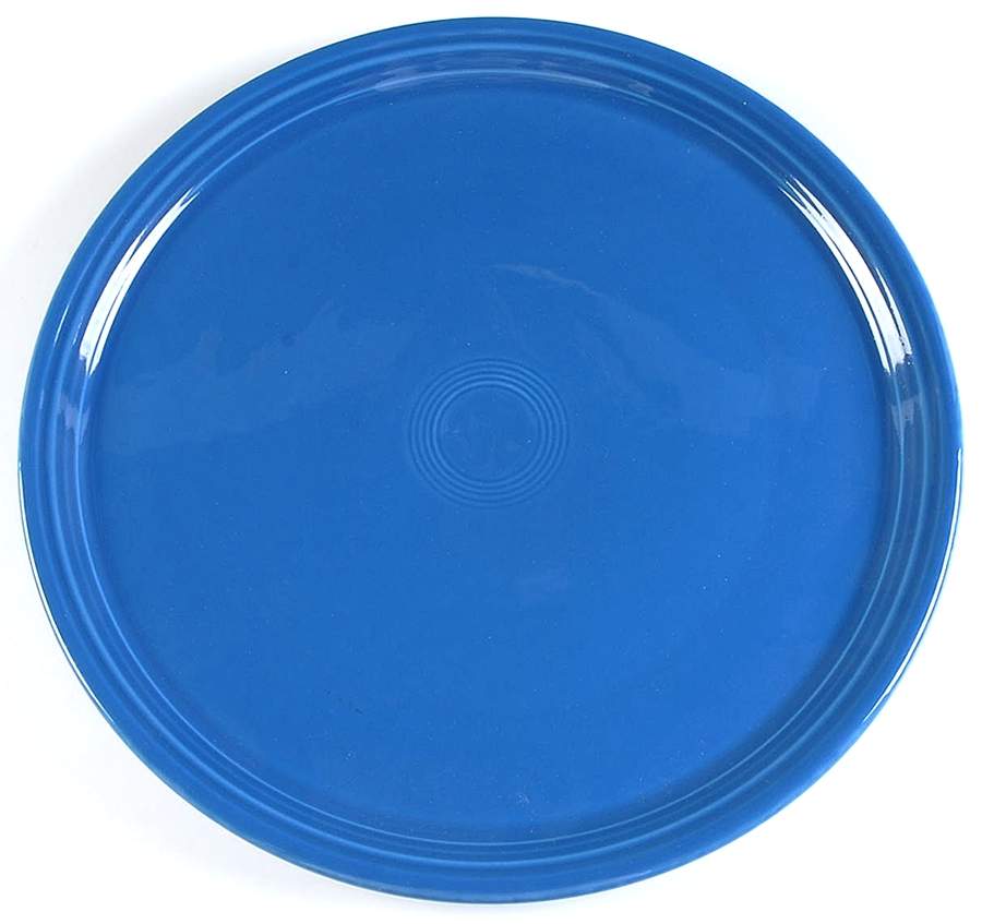 Fiesta Lapis Blue (Intro 2013) 15" Pizza Tray by Homer Laughlin -1