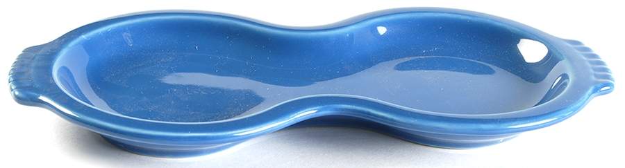 Fiesta Lapis Blue (Intro 2013) Tray for Creamer & Sugar with Lid by Homer Laughlin -1