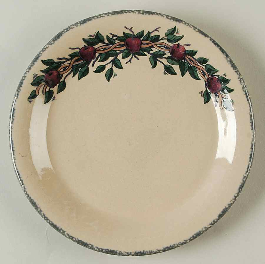 Apple Swag Salad Plate by Home & Garden Party-1