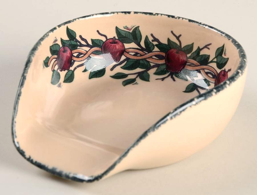 Apple Swag Spoon Rest/Holder (Holds 1 Spoon) by Home & Garden Party-1
