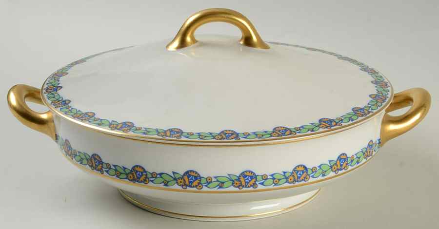 H4552 Round Covered Vegetable by Haviland-1