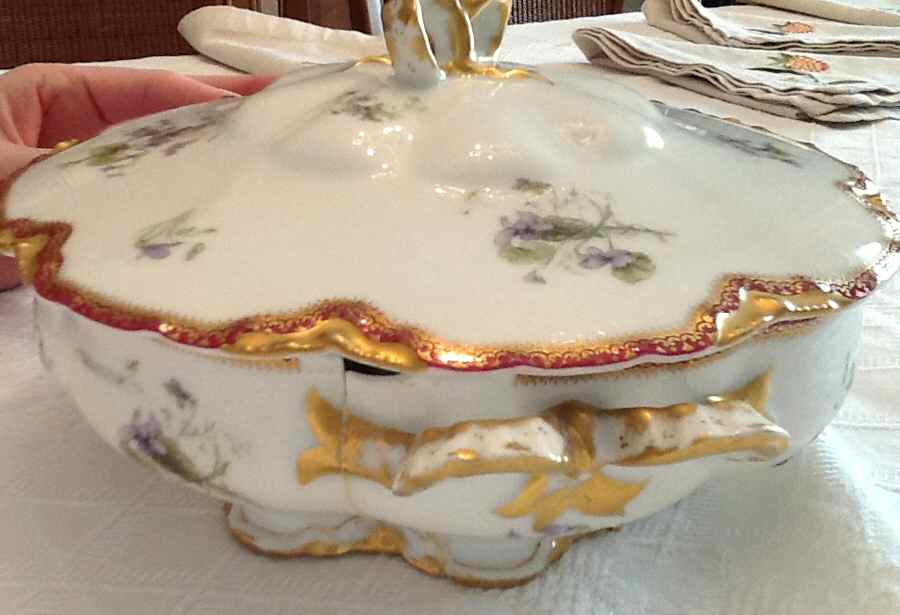 Schleiger 452-5 Lid for Round Vegetable by Haviland-1