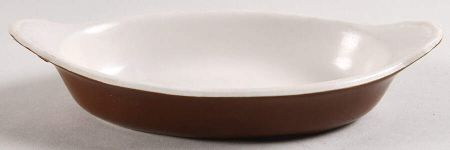 Brown 8" Augratin by Hall-1