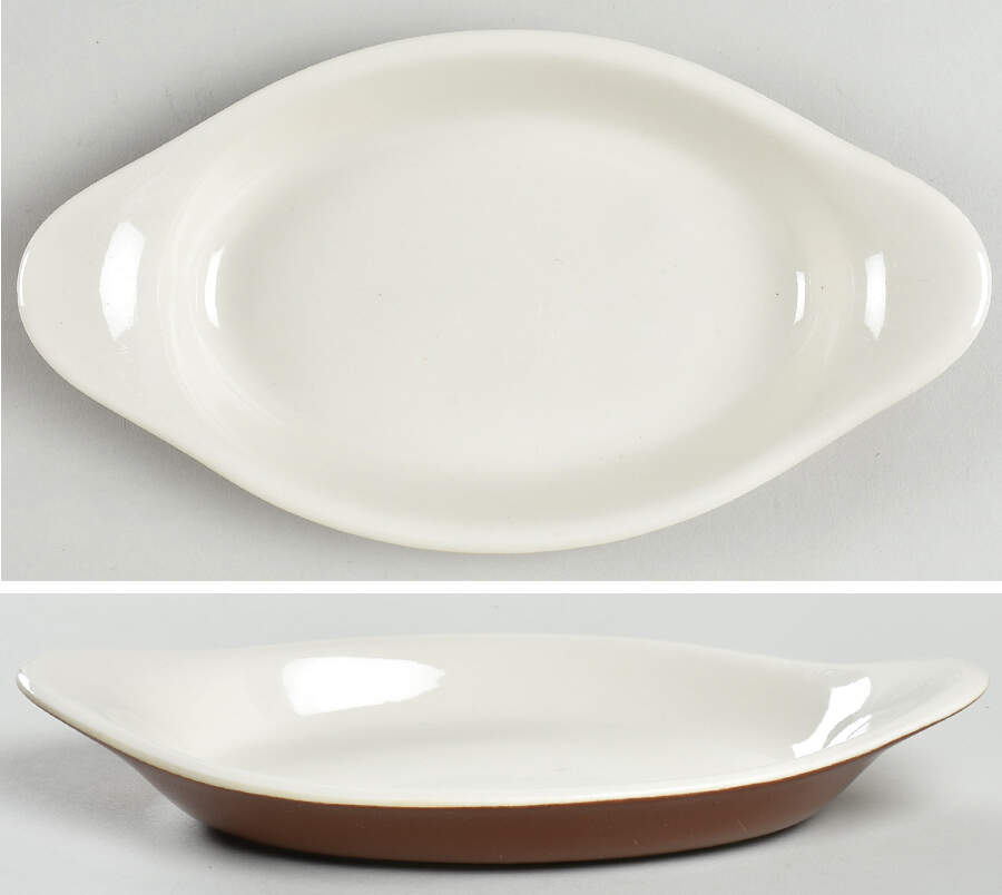 Brown 9" Augratin by Hall-1