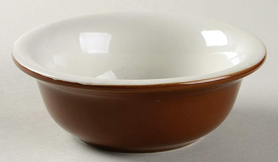 Brown 5" Pudding Bowl by Hall-1