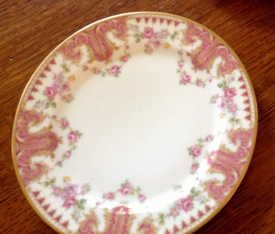 H3531 Pink Dinner Plate by Haviland-1