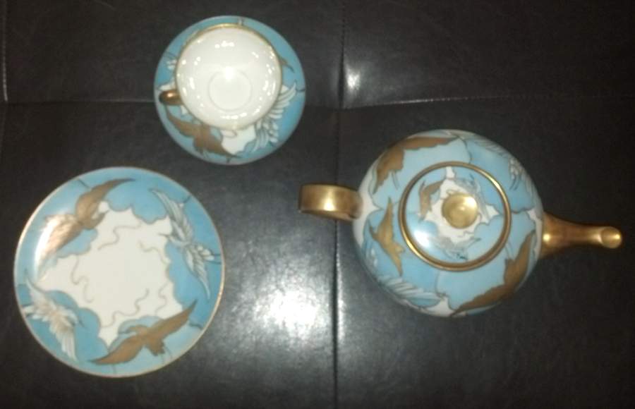 953-54 Flat Cup & Saucer Set by Heinrich - H&C-1