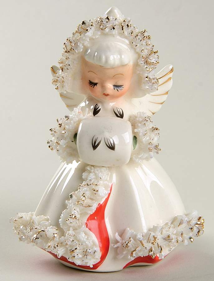 Ermine Angels Small Candlestick by Howard Holt-1