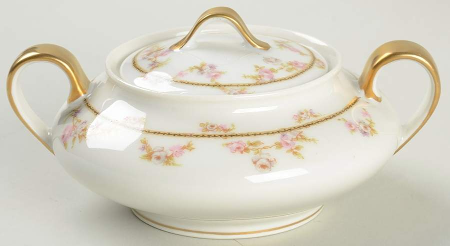 H4578 Sugar Bowl & Lid by Haviland-1