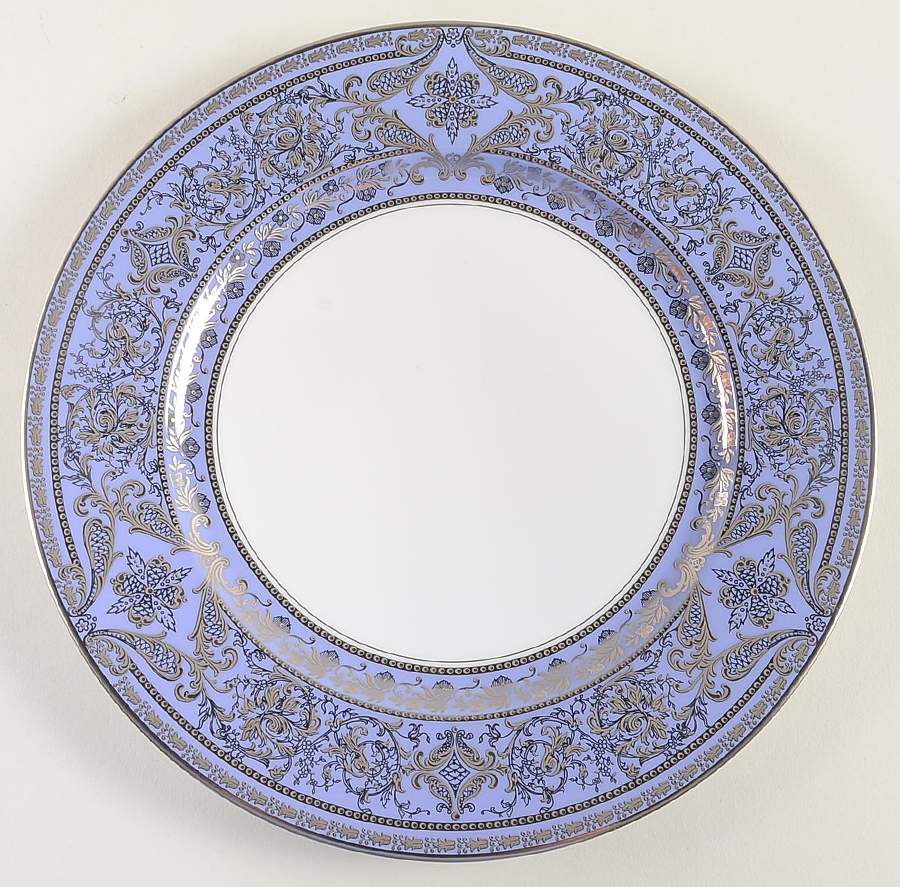 Matignon Lavender and Platinum Dinner Plate by Haviland-1