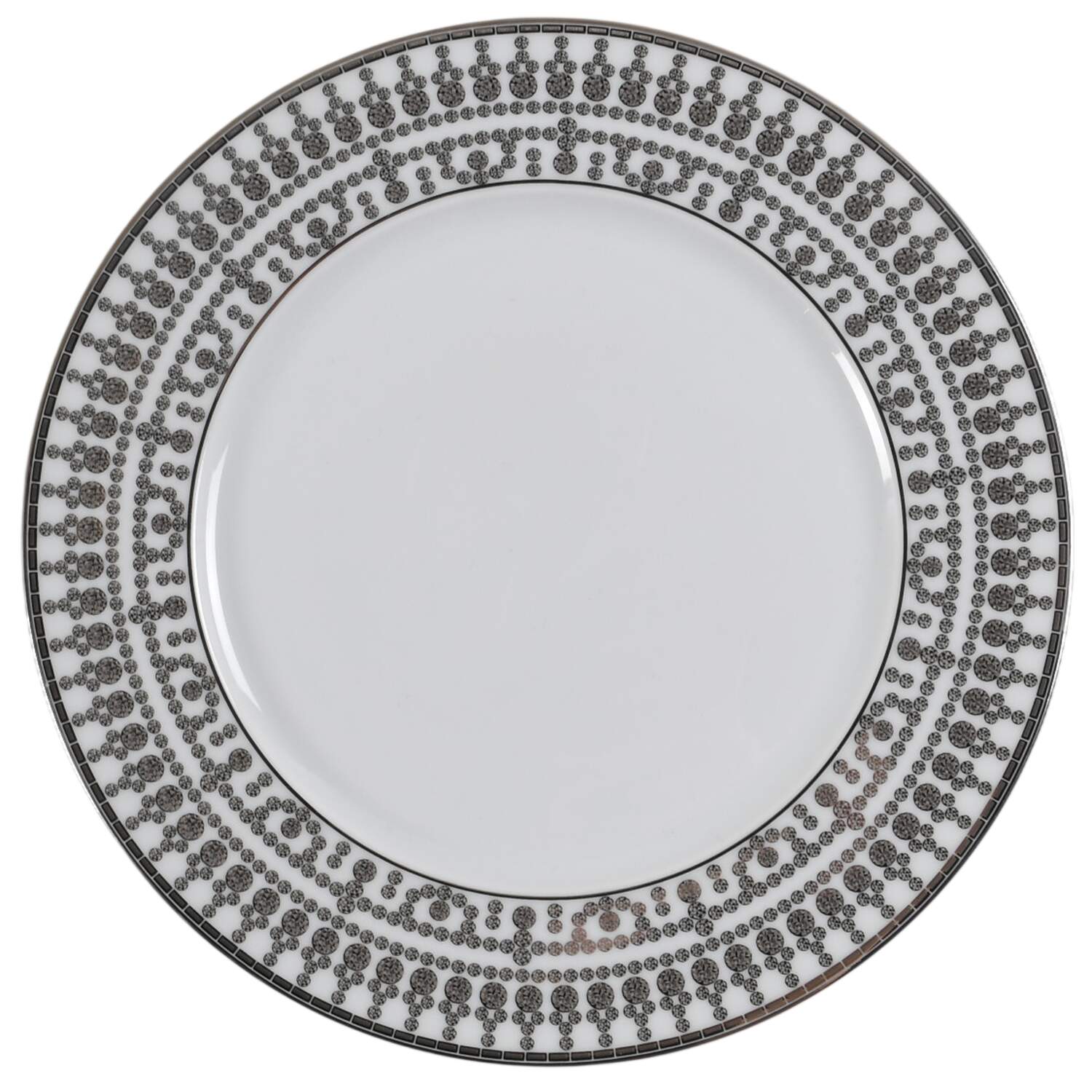 Tiara Platinum Salad/Dessert Plate by Haviland-1