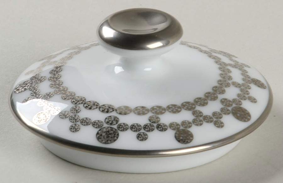 Tiara Platinum Lid for Sugar Bowl by Haviland-1